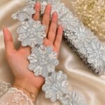 Silver Patch Lace border