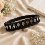 Zexira Black Mirror Handwork 9 Meter 1 Inch Border Lace - Image 4