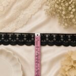 Zexira Black Organza Flower 9 Meter 2 Inch Border Lace - Image 2
