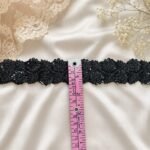 black sequence lace