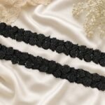 black sequence lace
