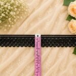 Zexira Black Cotton Sequence Cut Work 10 Meter 2 Inch Border Lace