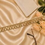 golden mirror glass lace