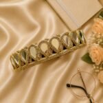 Zexira Golden Mirror Handwork 9 Meter 1 Inch Lace Border - Image 3