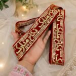 nikah mubarak border lace