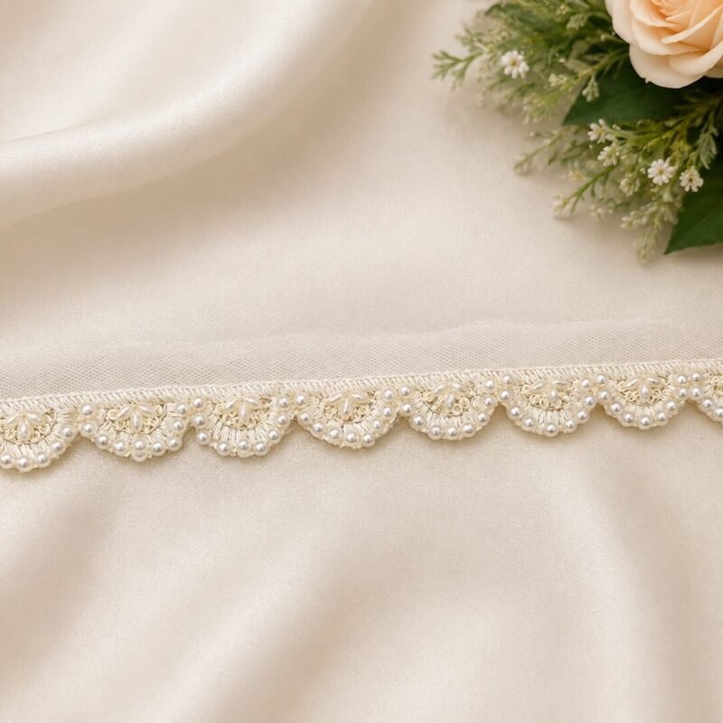 offwhite handwork lace