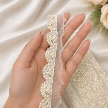 offwhite handwork lace