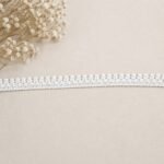 Zexira White Cotton Kinari 1 Inch 25 Meter Lace