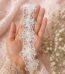 Zexira Beautiful White Net Floral 2 Inch 3 Meter Border Lace