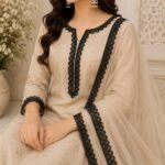 Zexira Black Cotton Cut Work 2 Inch 10 Meter Border Lace