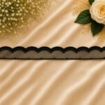 Zexira Beautiful Black Net Cutwork 1 inch 10 Meter Lace