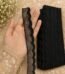 Zexira Beautiful Black Net Cutwork 1 inch 10 Meter Lace