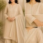 Zexira Beautiful Chiku Gold Net Organza Cutwork 1 inch 10 Meter Lace