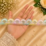 Zexira Multicolour Sequence Cutwork 1 Inch 9 Meter Lace - Image 2
