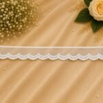 Zexira Beautiful White Net Organza Cutwork 1 inch 10 Meter Lace