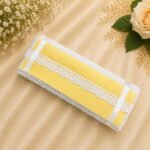 Zexira Beautiful White Sequence Organza 1 Inch 20 Meter Lace