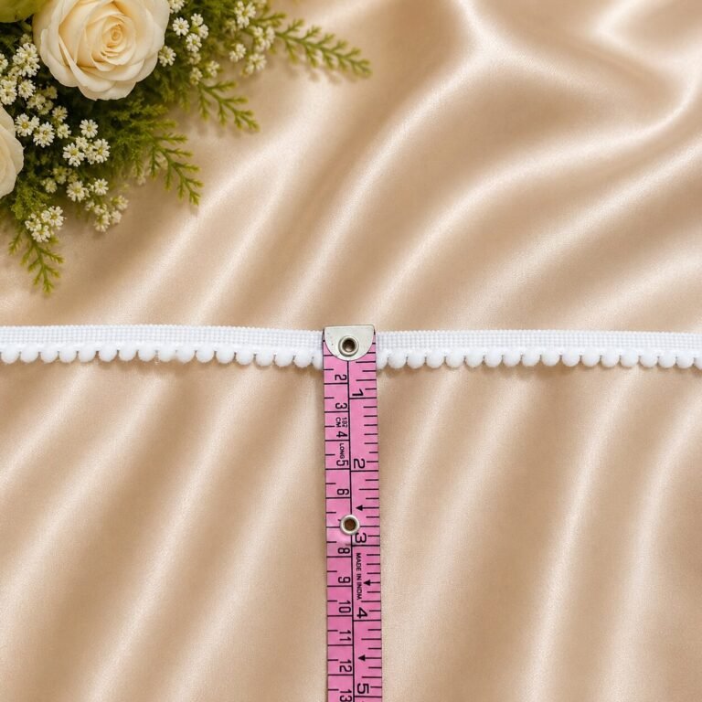 Zexira Beautiful White Pom Pom 25 Lace