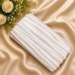 Zexira Beautiful White Pom Pom 25 Lace