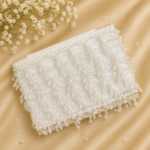Zexira White Cystal Jhalar 2 Inch 8 Meter Lace